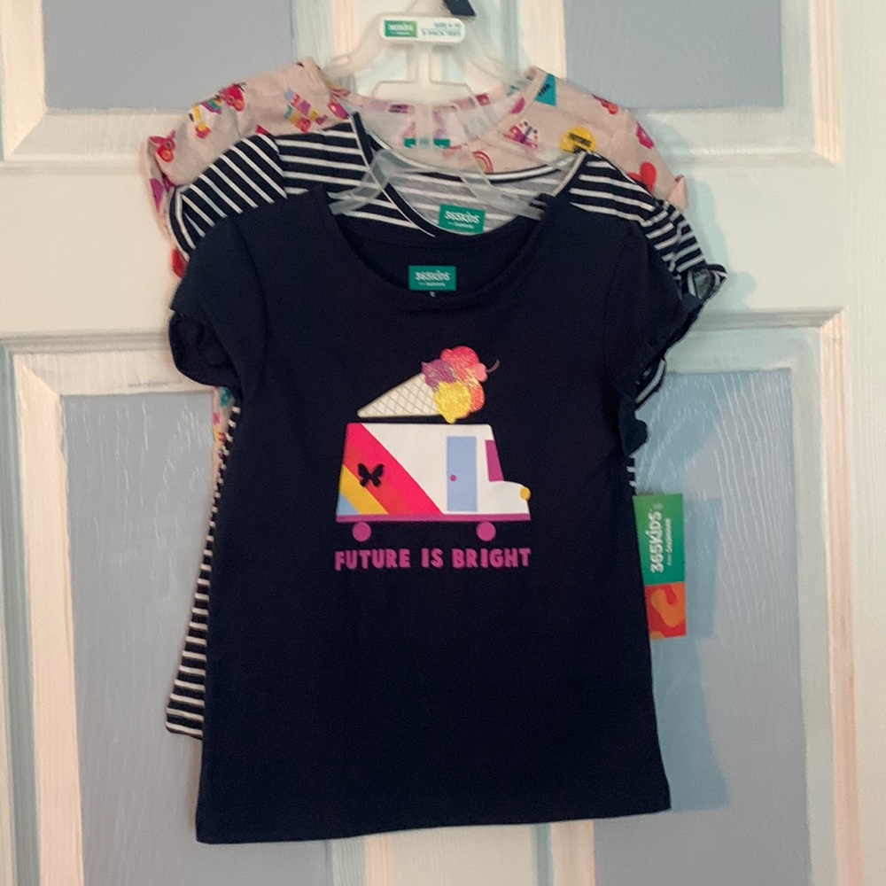 3 pack girls t-shirts